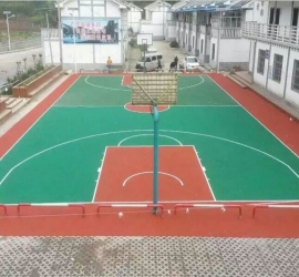 重庆塑胶篮球场施工方案